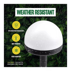 Bell + Howell Solar Dome Pathway Lights, 2x4 pk. (8 Total)
