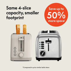 Bella 4-Slice Slim Toaster - USA MEGA SHOP