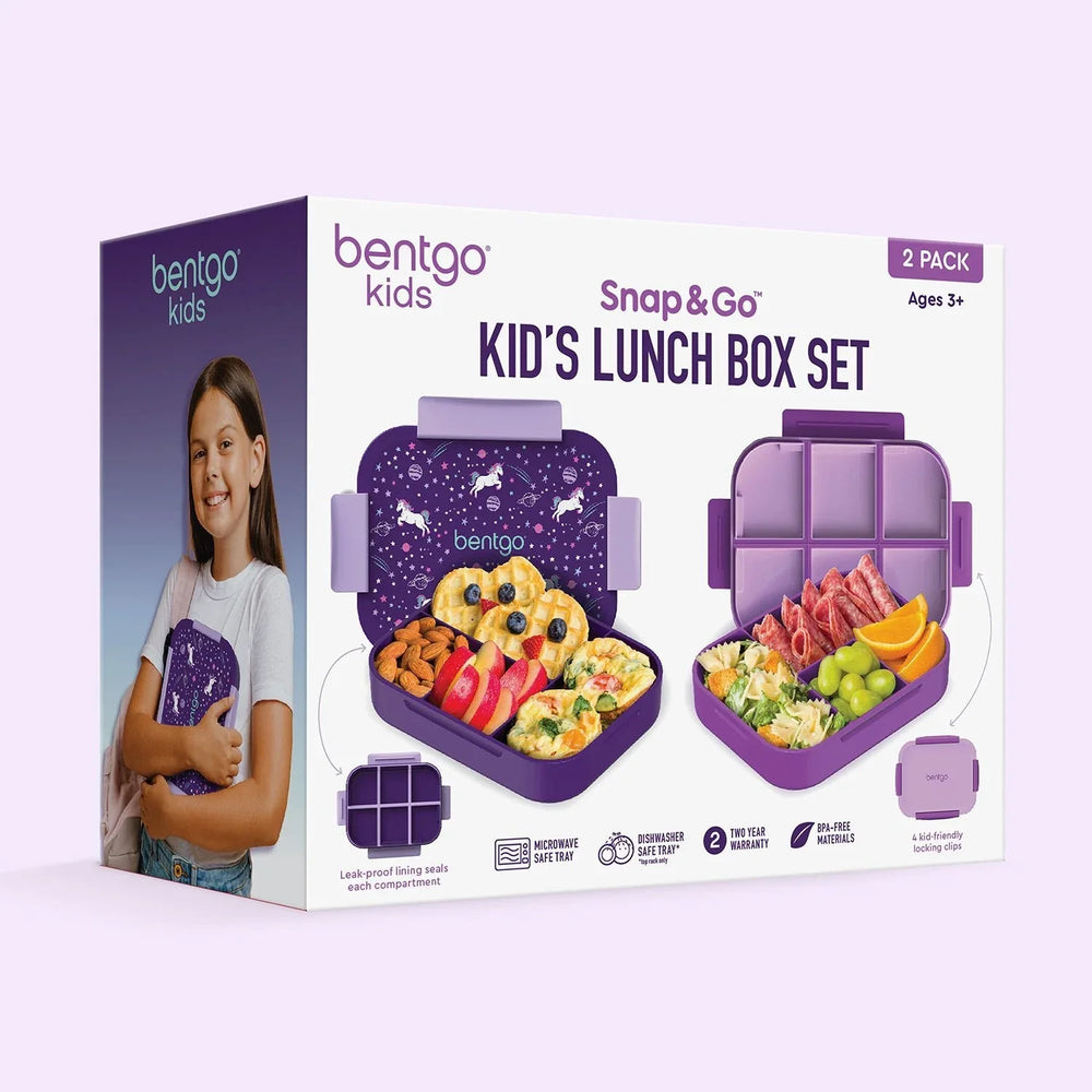 Bentgo Kids 2-Pack Snap & Go Leak-Proof Lunch Box - USA MEGA SHOP
