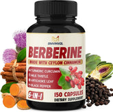 BerberinewithCeylonCinnamon_Turmeric_MilkThistle_Artichoke_BlackPepper-150Count-Packof1 - USA Mega Shop