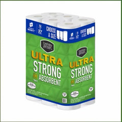 Berkley Jensen Ultra Paper Towels, Choose-a-Size – 12 Rolls (140 Sheets Each)