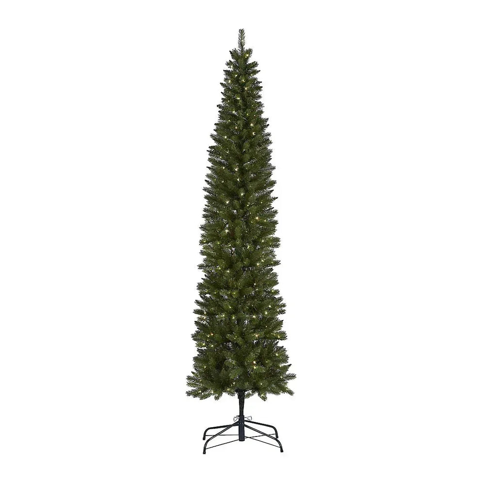 Berkley Jensen LED 7' Fairbanks Pencil Slim Christmas Tree - USA MEGA SHOP