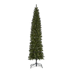 Berkley Jensen LED 7' Fairbanks Pencil Slim Christmas Tree