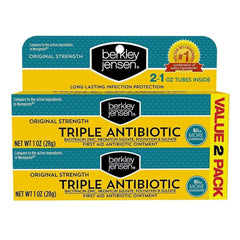 Berkley Jensen Triple Antibiotic Ointment, 1 oz Tubes, 2 Pack