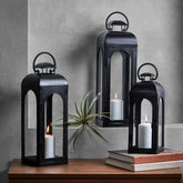 Better Homes & Gardens Black Metal Lantern Candle Holder - USA MEGA SHOP