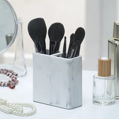 Better Homes & Gardens Faux Marble Toothbrush Holder, White