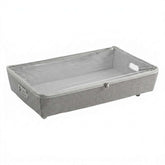 Better Homes & Gardens Under the Bed Rolling Storage Organizer Bin with Zipper for Sorting Shoes and Clothing, Gray