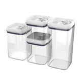 Better Homes & Gardens Flip-Tite 4-Pack Square Food Storage Container Set