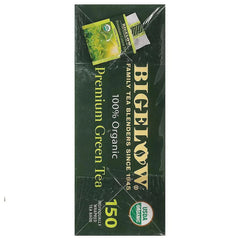 Bigelow Tea Bags Premium 100% Organic Green Tea, Tea Bags, 150 ct.