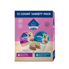 Blue Buffalo Delights Small Breed Natural Wet Dog Food Variety Pack, 3.5-oz. Cups, 12 Count