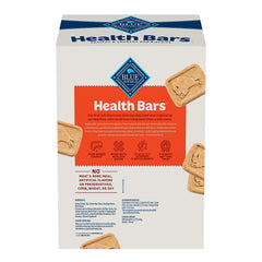 Blue Buffalo Health Bars back of package with biscuit illustrations