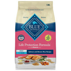 Blue Buffalo Life Protection Formula Adult Dry Dog Food, Salmon & Brown Rice