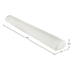 Bluestone Toddler Bed Bumper for Twin, Full, Queen, and King Beds (White)