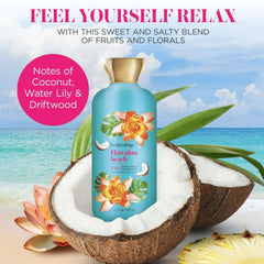 Bodycology Hawaiian Beach 2-in-1 Body Wash & Bubble Bath, 16 fl oz