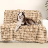 Brentwood Oversized Waterproof Pet Blanket and Furniture Protector, Bubble Fur - USA MEGA SHOP