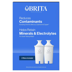 Brita Champlain Water Filter Pitcher, 10 Cup with 2 Filters - USA MEGA SHOP