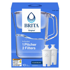 Brita Champlain Water Filter Pitcher, 10 Cup with 2 Filters - USA MEGA SHOP