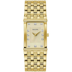 Bulova Modern Diamond Markers Bracelet Watch, 26mm