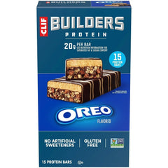 CLIF BUILDERS Protein Bars OREO-Flavored, 2.4 oz., 15 pk.