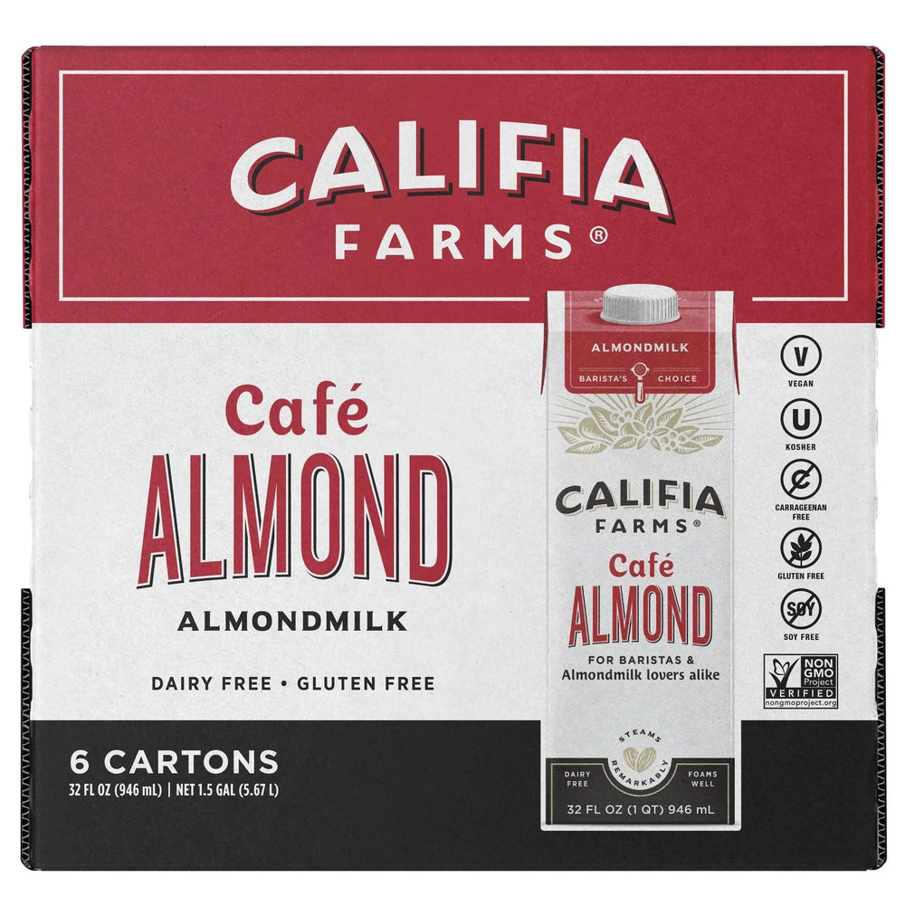 Califia Farms, Cafe Almond Milk, 32 oz, 6-count - USA MEGA SHOP
