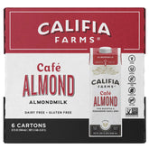 Califia Farms, Cafe Almond Milk, 32 oz, 6-count