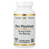California Gold Nutrition, Zinc Picolinate, 50 mg, 120 Veggie Capsules - USA MEGA SHOP