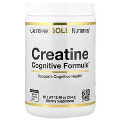 California Gold Nutrition, Creatine Cognitive Formulaâ„¢, with L-Leucine, Blueberry, Coconut & Grape Extract, 12.49 oz (354 g) - USA MEGA SHOP