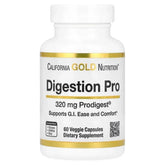 California Gold Nutrition, Digestion Pro with ProDigest®, Botanical Digestive Blend of Artichoke and Ginger Extracts, 320 mg, 60 Veggie Capsules - USA MEGA SHOP