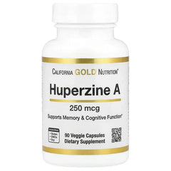 California Gold Nutrition, Huperzine A, 250 mcg , 90 Veggie Capsules - USA MEGA SHOP