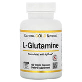California Gold Nutrition, L-Glutamine, AjiPure, 120 Veggie Capsules (500 mg per Capsule) - USA MEGA SHOP