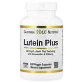 California Gold Nutrition, Lutein Plus with Bilberry Powder and Zeaxanthin, 120 Veggie Capsules - USA MEGA SHOP