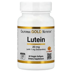 California Gold Nutrition, Lutein with Zeaxanthin from Marigold Extract