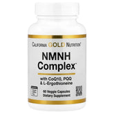 California Gold Nutrition, NMNH Complex, with CoQ10, PQQ & L-Ergothioneine, 60 Veggie Capsules - USA MEGA SHOP