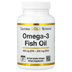 California Gold Nutrition, Omega-3 Fish Oil, Vivomega Triglyceride, 1,000 mg, Fish Gelatin Softgels