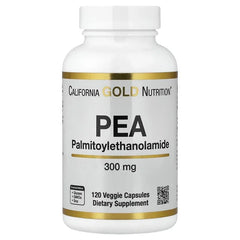 California Gold Nutrition, PEA (Palmitoylethanolamide), 120 Veggie Capsules (300 mg per Capsule) - USA MEGA SHOP