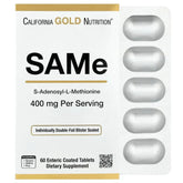 California Gold Nutrition, SAMe, Disulfate Tosylate, 400 mg, 60 Enteric Coated Tablets - USA MEGA SHOP