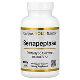 California Gold Nutrition, Serrapeptase, Proteolytic Enzyme, 40,000 SPUs, 180 Veggie Capsules - USA MEGA SHOP