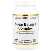 California Gold Nutrition, Sugar Balance Complex with Chromium, Gymnema Sylvestre, Gingko Biloba and Milk Thistle, 120 Capsules - USA MEGA SHOP