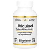 California Gold Nutrition, Ubiquinol Reduced Form CoQ10, 100 mg , 120 Veggie Capsules - USA MEGA SHOP