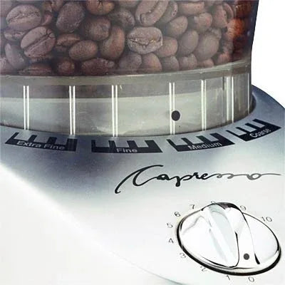 Capresso Metal Die-Cast Housing Conical Burr Coffee Grinder - USA MEGA SHOP