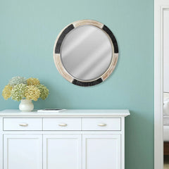 Chadwick 30" Round Wood Mirror