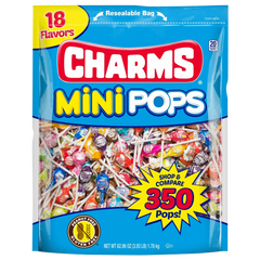 Charms Mini Pops, Assorted Flavors, 350-count