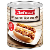 Chef-mate Hot Dog Chili Sauce With Beef 108 oz.