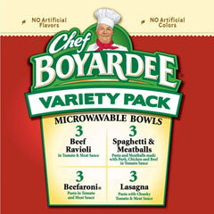 Chef Boyardee Variety Pack 7.5 oz., 12 pk. - USA MEGA SHOP