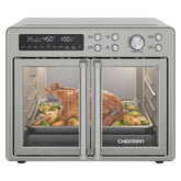Chefman 10-in-1 Stainless Steel French Door Toaster Oven Air Fryer