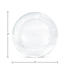 Chinet Crystal Clear Plastic Dessert Plate, 7" 150 ct.