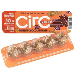 Circ Energy Bites, Peanut Chocolate Chip, 1.76 oz, 14-count