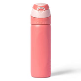 Cirkul 26oz StrawSip Flip Water Bottle, Stainless Steel, Double Wall Insulated, Charmed (Coral) - USA MEGA SHOP