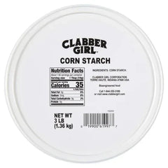 Clabber Girl Corn Starch, 3 lbs