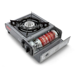Coleman Tabletop Portable Butane Gas Camping Stove, 1 Burner, Gray - USA MEGA SHOP